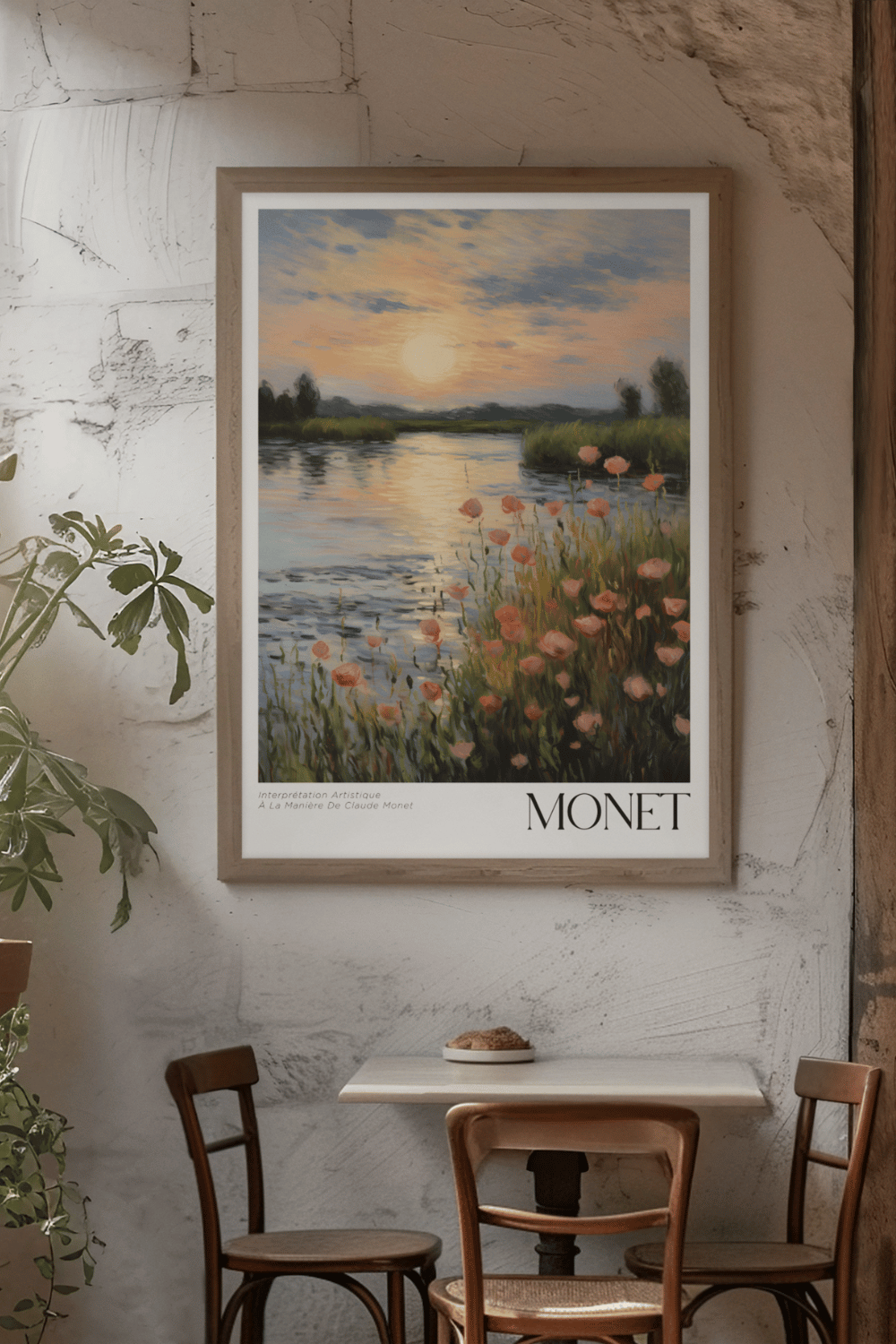 Nord Design-Ressam Serisi Çerçeveli Tablo - Claude Monet - 03-Tablo-3-Milagron.com