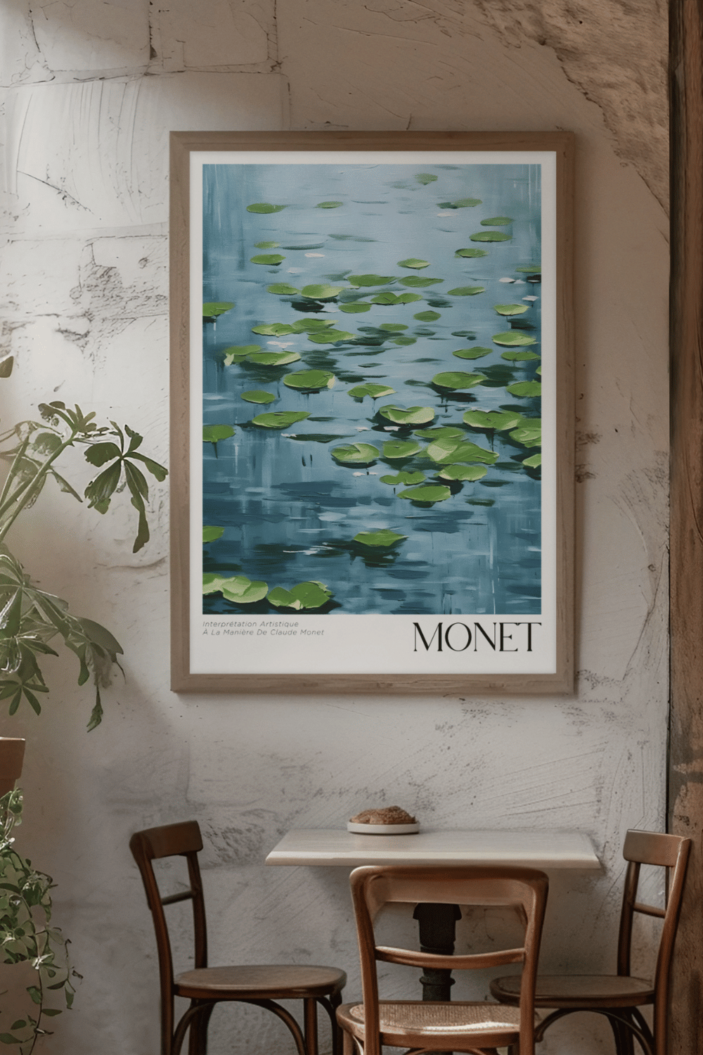Nord Design-Ressam Serisi Çerçeveli Tablo - Claude Monet - 05-Tablo-2-Milagron.com
