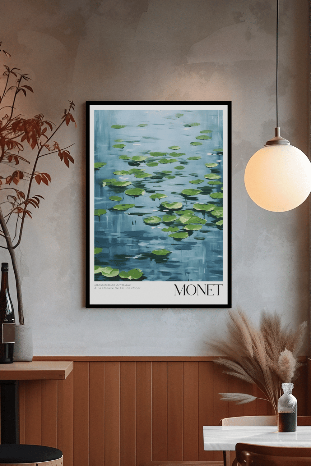 Nord Design-Ressam Serisi Çerçeveli Tablo - Claude Monet - 05-Tablo-3-Milagron.com