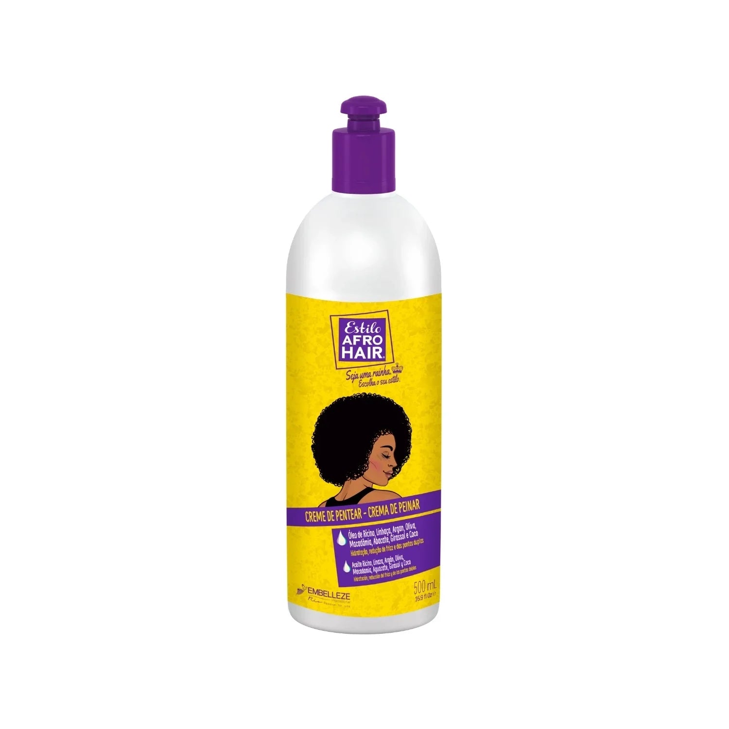 Novex Afro Hair - Afro Kıvırcık Saçlar İçin Bukle Belirginleştirici Durulanmayan Saç Kremi 500ml