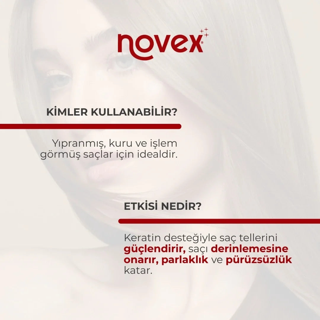 Novex Brezilya Keratin Yükleyici Saç Bakım Kremi 80g