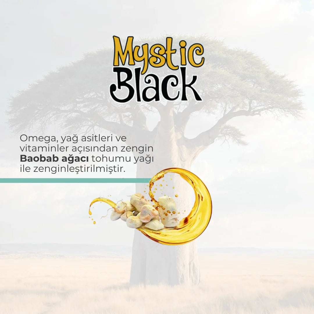 NOVEX MYSTIC BLACK Hasar Görmüş Saçlar için Durulanmayan Saç Bakım Kremi 500ml