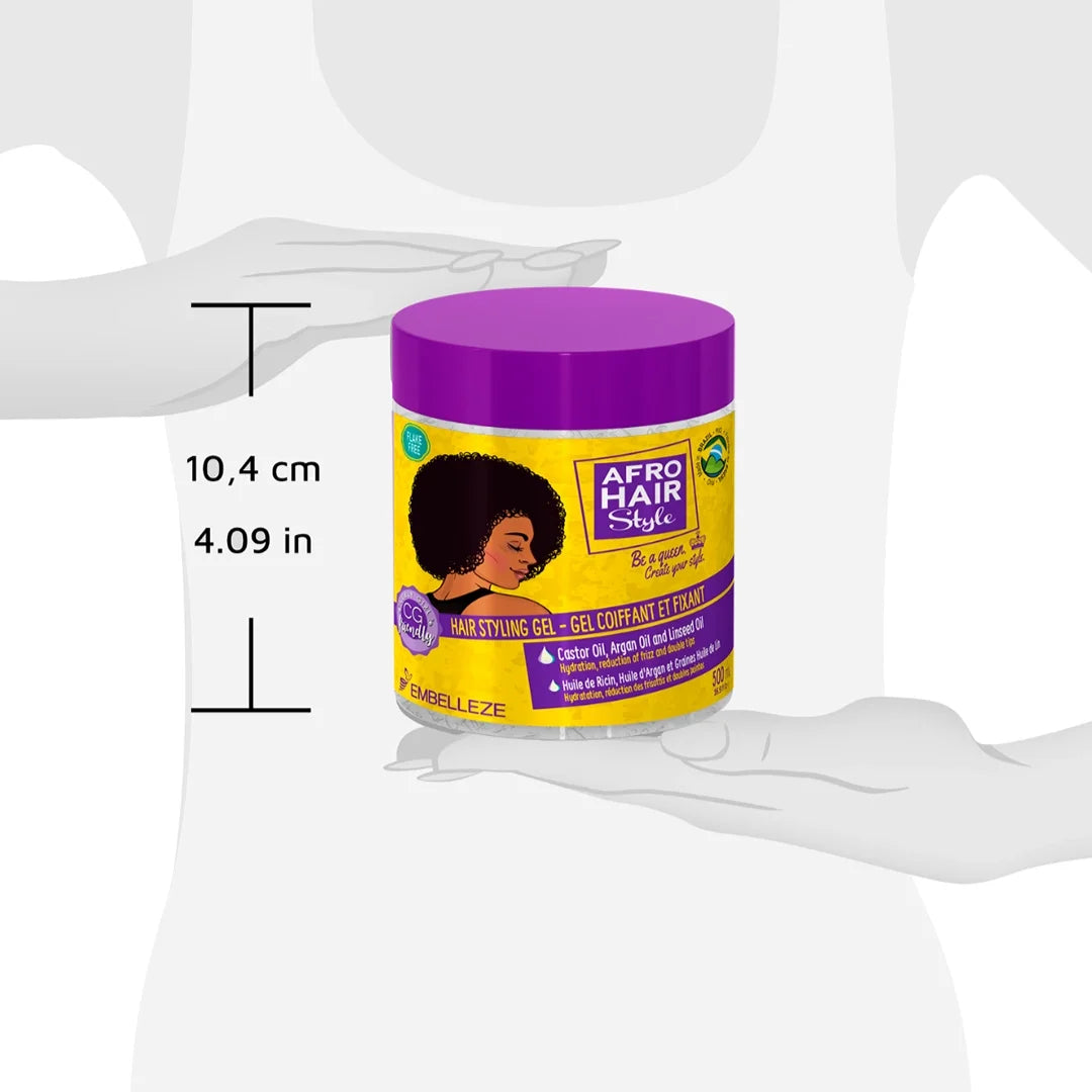 Novex Afro Hair - Afro Kıvırcık Saçlar İçin Bukle Belirginleştirici ve Sabitleyici Jel 500ml