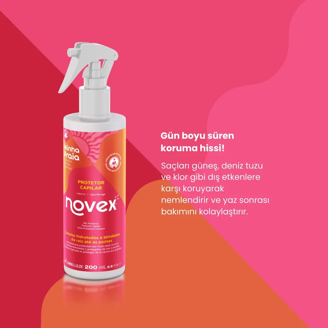 Novex My Beach - Yaza Özel Hindistan Cevizi Özlü Nemlendirici Kolay Tarama Spreyi 200ml