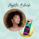 Novex Mystic Black - Bukleli Saçlar İçin Kırık Saç Uçlarını Onaran Yoğun Bakım Kremi 80g