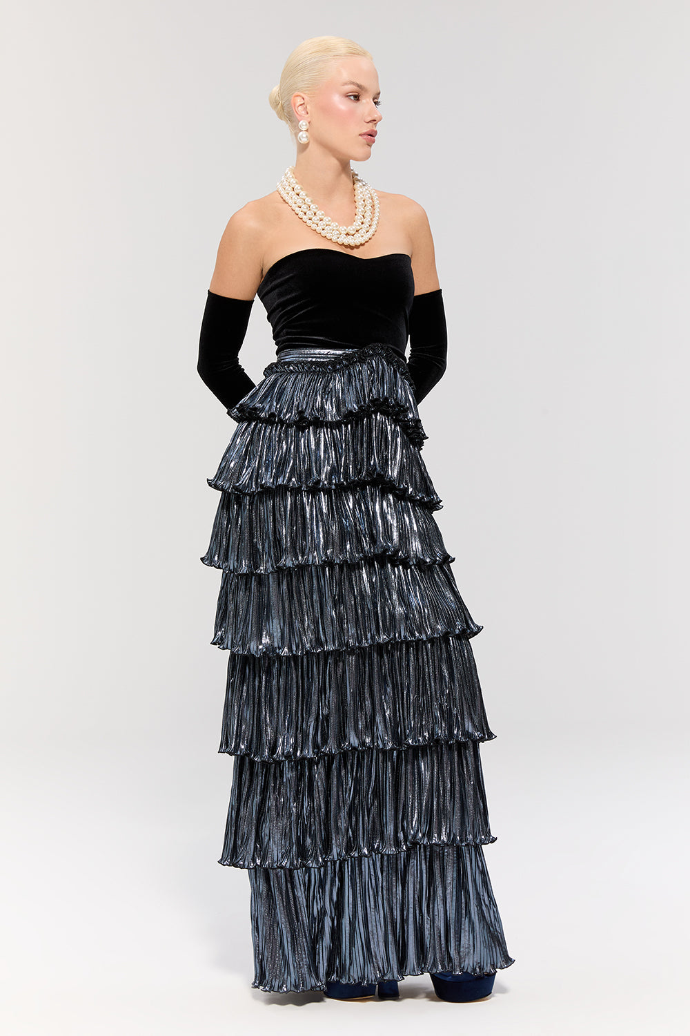 Sapphire Versailles Gown - 4