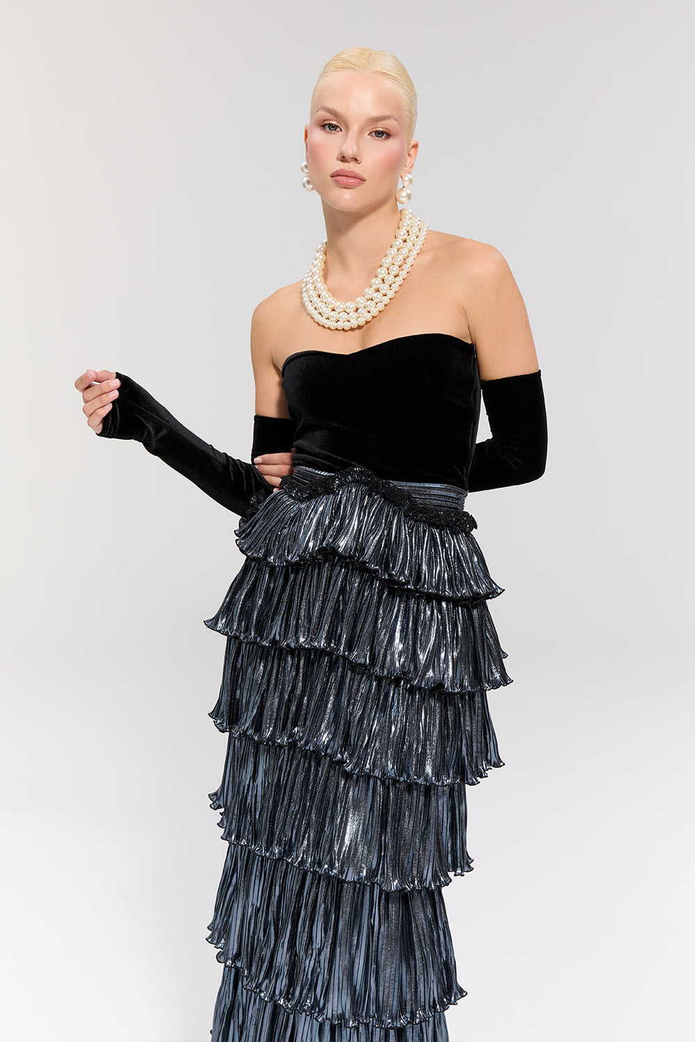 Sapphire Versailles Gown - 5