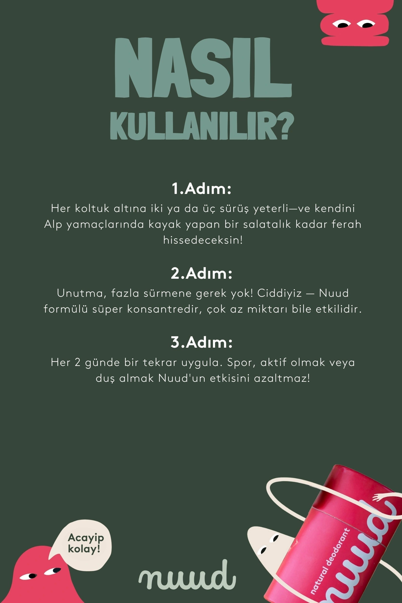 Nuud-Lime x Bergamot Stick 45g 48 Saat Etkili, %100 Doğal & Vegan Parfümsüz Lime x Bergamot Kokulu Stick Deodorant-Deodorant-10-Milagron.com