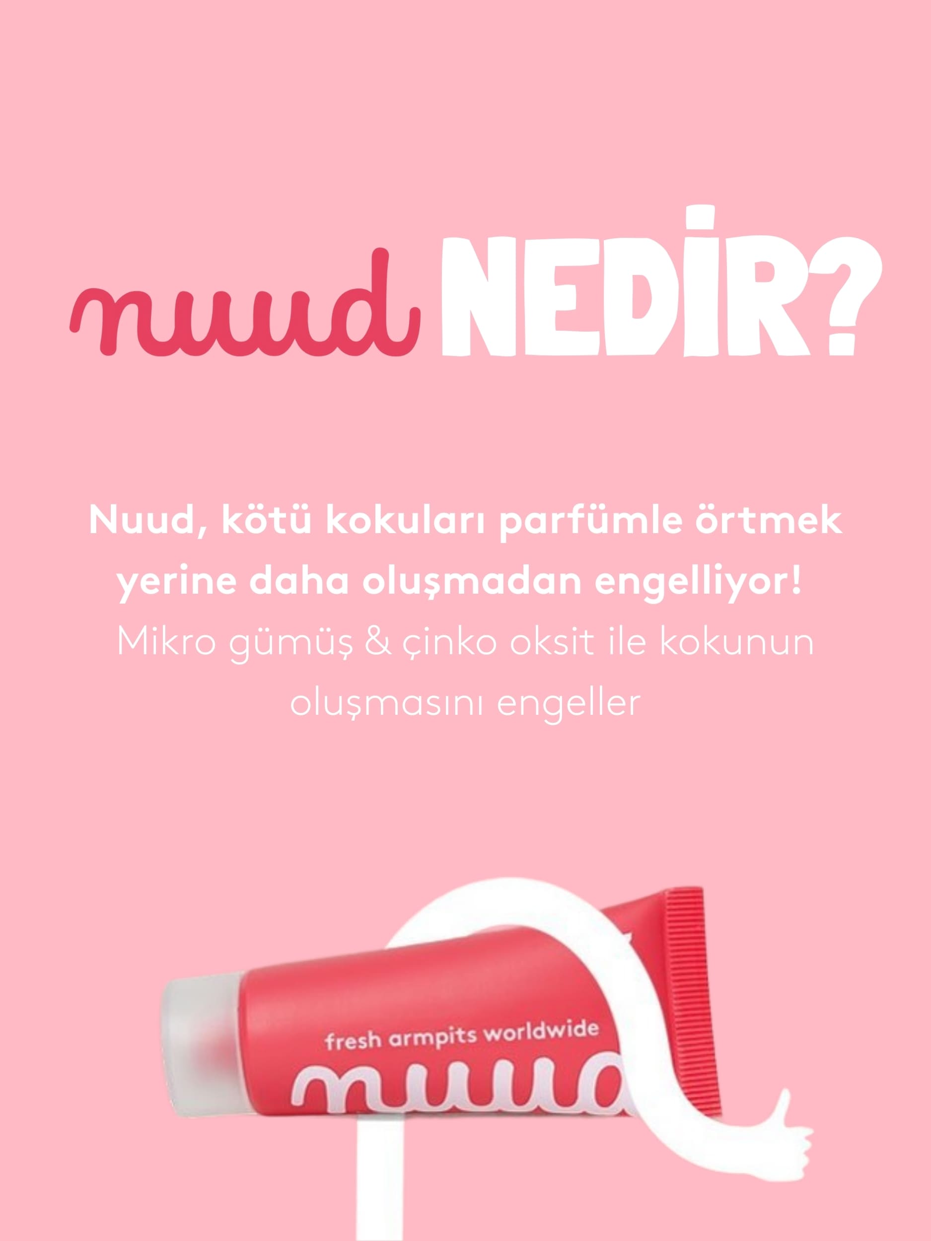 Nuud Starter Pack 15Ml - %100 Doğal Deodorant Krem, Ter Kokusu Önleyici (2 Ay), Vegan, Kokusuz, Alüminyum İÇermez
