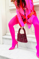 Nyssia Handmade Bag-Rimini Red Love-El Çantası-3-Milagron.com