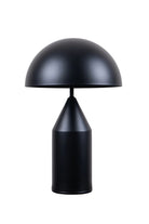 OBJEXOM-Fungi Siyah Mat Masa Lambası-Masa Lambası-1-Milagron.com
