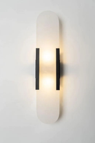 OBJEXOM-Mermer Siyah Duvar Apliği-Aplik-1-Milagron.com