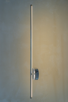 OBJEXOM-Modern Lüks Krom Duvar Apliği 80cm-Aplik-2-Milagron.com