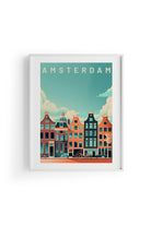 ODA.products-Amsterdam İllüstrasyon Şehi̇r Tablo-Tablo-2-Milagron.com