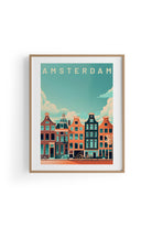 ODA.products-Amsterdam İllüstrasyon Şehi̇r Tablo-Tablo-4-Milagron.com