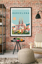 ODA.products-Barcelona İllüstrasyon Şehir Tablo-Tablo-1-Milagron.com