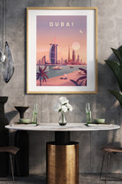 ODA.products-Dubai İllüstrasyon Şehir Tablo-Tablo-1-Milagron.com