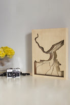 ODA.products-İstanbul Minimal Ahşap Şehir Haritası-Duvar Dekorları-2-Milagron.com