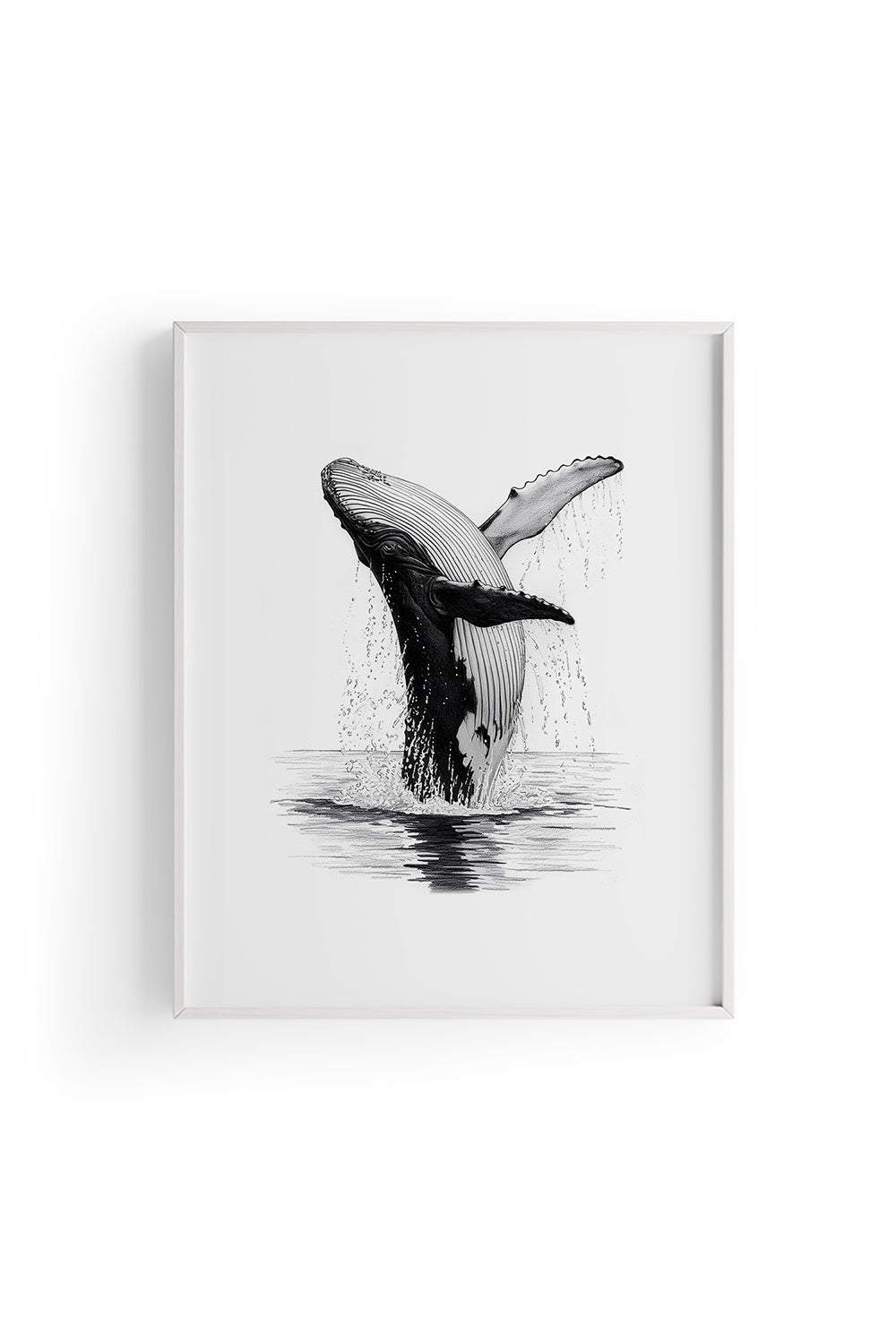 Karakalem Koleksiyonu Balina Posteri - 3