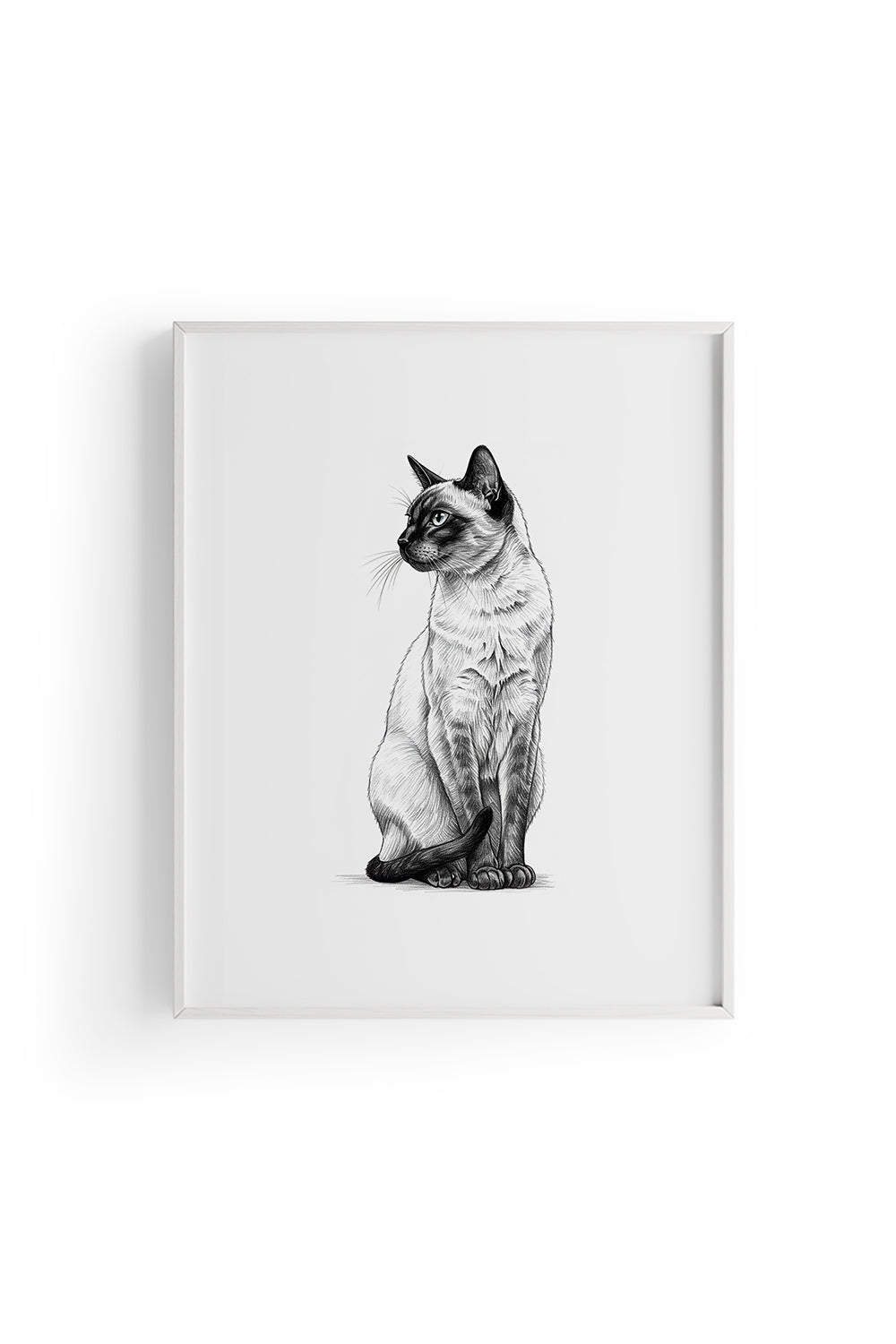 Karakalem Koleksiyonu Kedi Posteri - 9