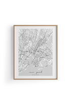 ODA.products-New York Kişiselleştirilebilir Şehir Haritası-Tablo-3-Milagron.com