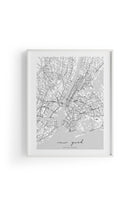 ODA.products-New York Kişiselleştirilebilir Şehir Haritası-Tablo-4-Milagron.com