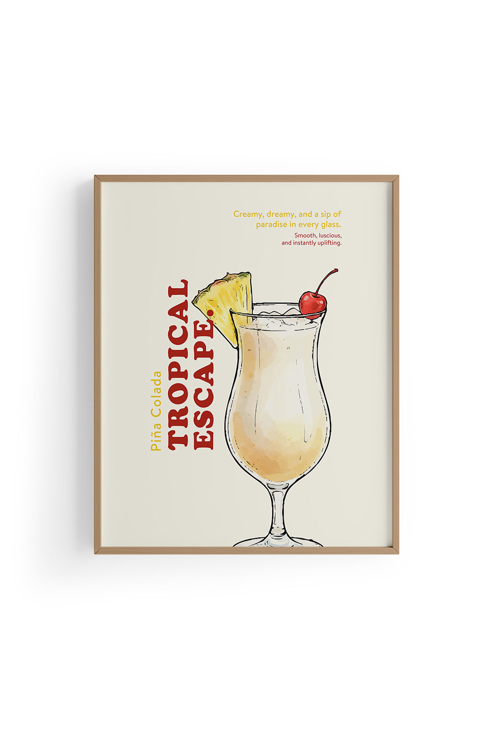 Piña Colada Kokteyl Posteri - 0