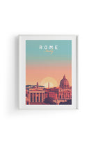 ODA.products-Rome İllüstrasyon Şehir Tablo-Tablo-2-Milagron.com