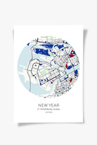 ODA.products-St. Petersburg Kişiselleştirilebilir Şehir Haritası-Tablo-5-Milagron.com