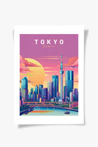 ODA.products-Tokyo İllüstrasyon Şehir Posteri-Tablo-5-Milagron.com