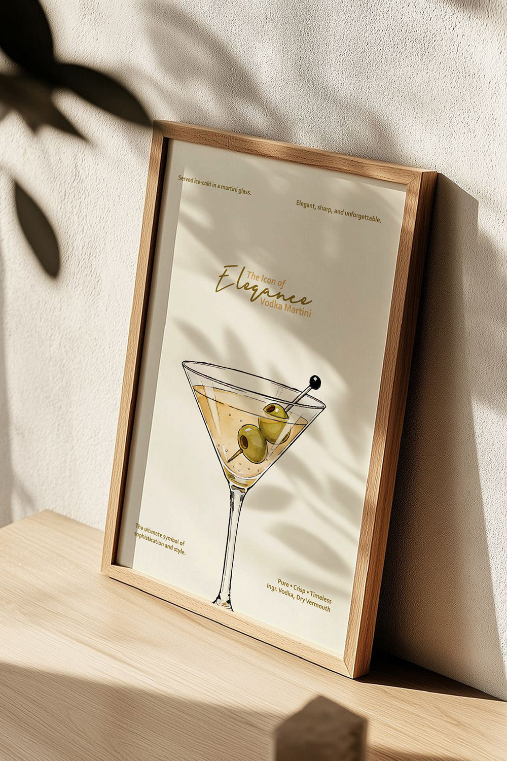 Vodka Martini Kokteyl Posteri - 0