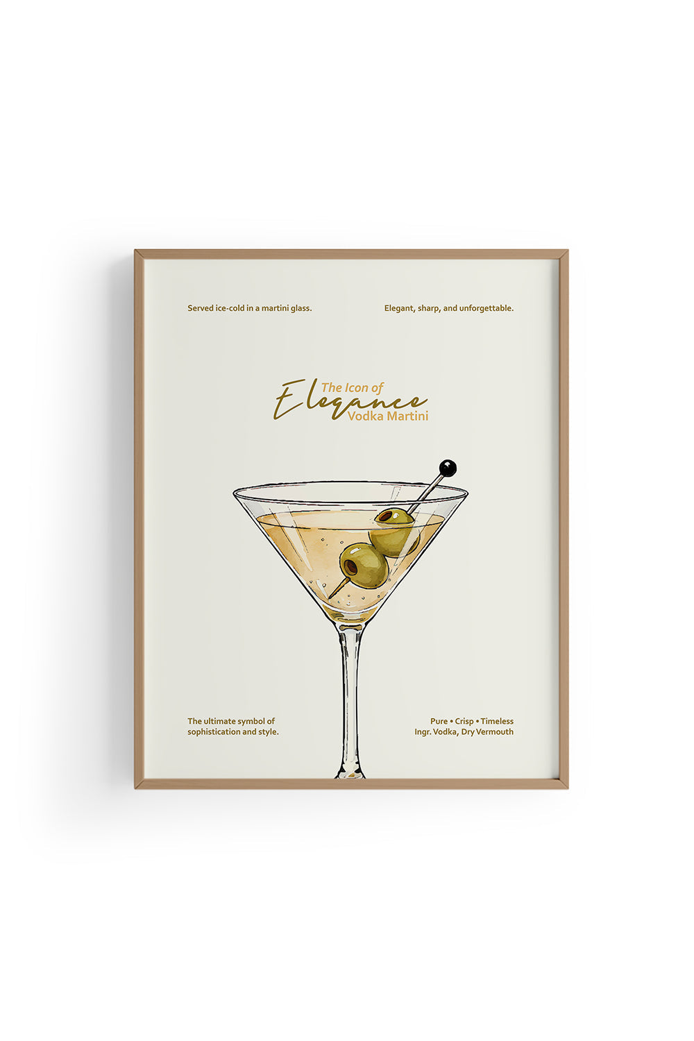 Vodka Martini Kokteyl Posteri - 3