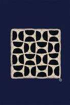 OHM Handmade-Krem Siyah Circus El İşi Dantel Örtü-Dantel Örtüler-1-Milagron.com