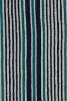 OHM Handmade-Lacivert Bej Yeşil Multi Stripes El İşi Dantel Örtü-Dantel Örtüler-3-Milagron.com