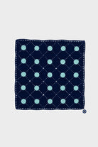 OHM Handmade-Lacivert Mavi Tiny Dots El İşi Dantel-Dantel Örtüler-1-Milagron.com