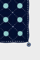 OHM Handmade-Lacivert Mavi Tiny Dots El İşi Dantel-Dantel Örtüler-2-Milagron.com