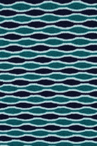 OHM Handmade-Lacivert Mavi Yeşil Waves El İşi Dantel Örtü-Dantel Örtüler-3-Milagron.com