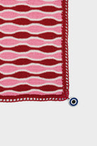 OHM Handmade-Pembe Krem Kırmızı Waves El İşi Dantel Örtü-Dantel Örtüler-2-Milagron.com