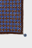 OHM Handmade-Saks Kahverengi Optimist El İşi Dantel Örtü-Dantel Örtüler-2-Milagron.com