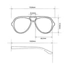 Okkia Alessio Unisex Güneş Gözlüğüsiyah / Lens : Kırmızı