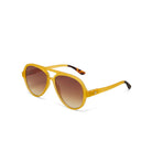 Okkia Alessio Unisex Güneş Gözlüğütransparan Sarı / Lens: Kahverengi Degrade