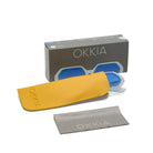 Okkia Andrea Altıgen Unisex Güneş Gözlüğübeyaz / Lens : Mavi