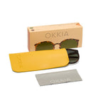 Okkia Berlino Unisex Güneş Gözlüğühavana / Lens : Kahverengi Gradyan