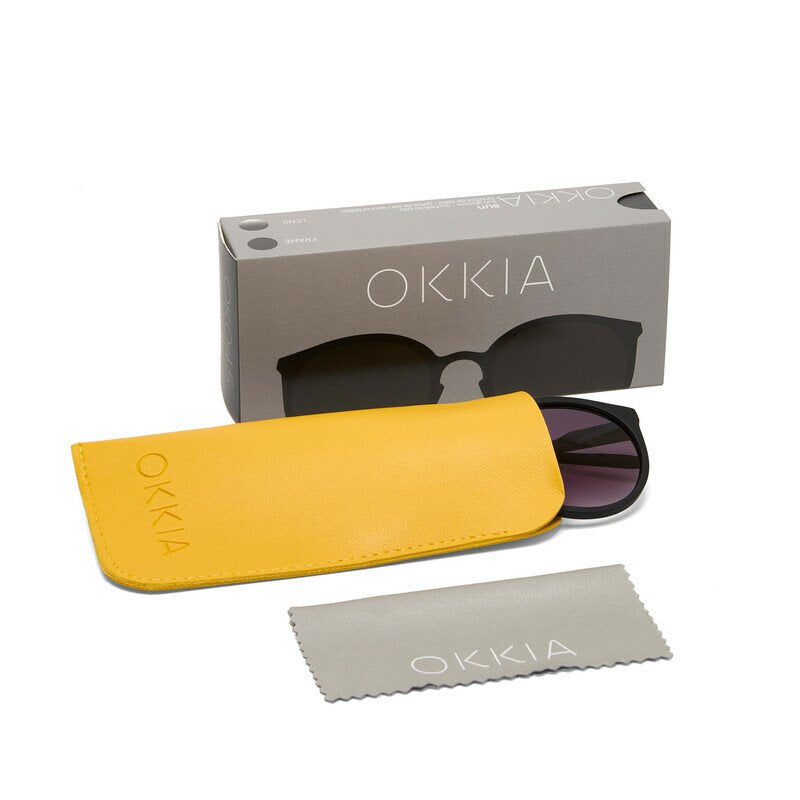 Okkia Berlino Unisex Güneş Gözlüğüsiyah / Lens : Siyah Gradyan