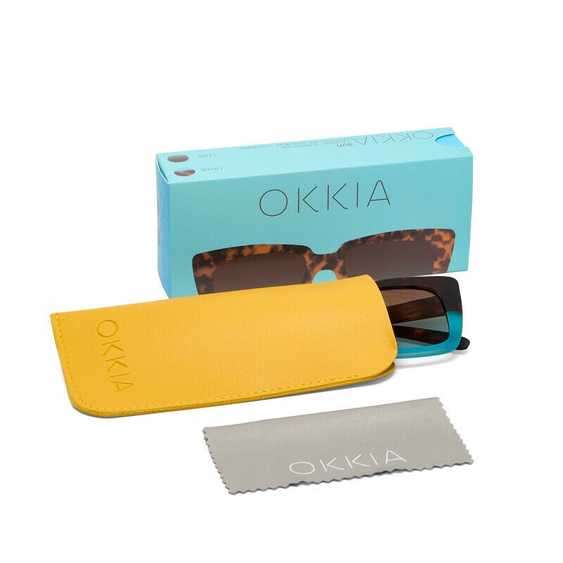 Okkia Elba Unisex Güneş Gözlüğühavana Mavi
