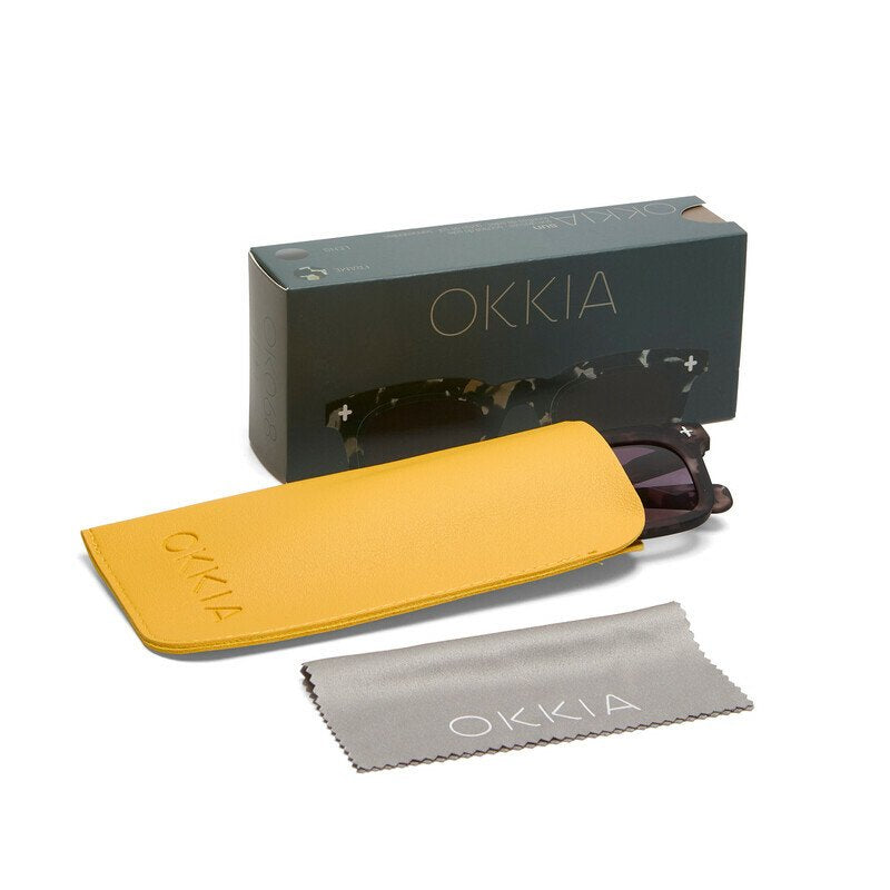 Okkia Firenze Unisex Güneş Gözlüğü Dirty Havana / Lens: Siyah Gradyan
