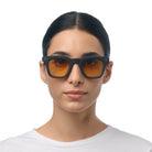 Okkia Firenze Unisex Güneş Gözlüğüsiyah Havana / Lens : Sarı