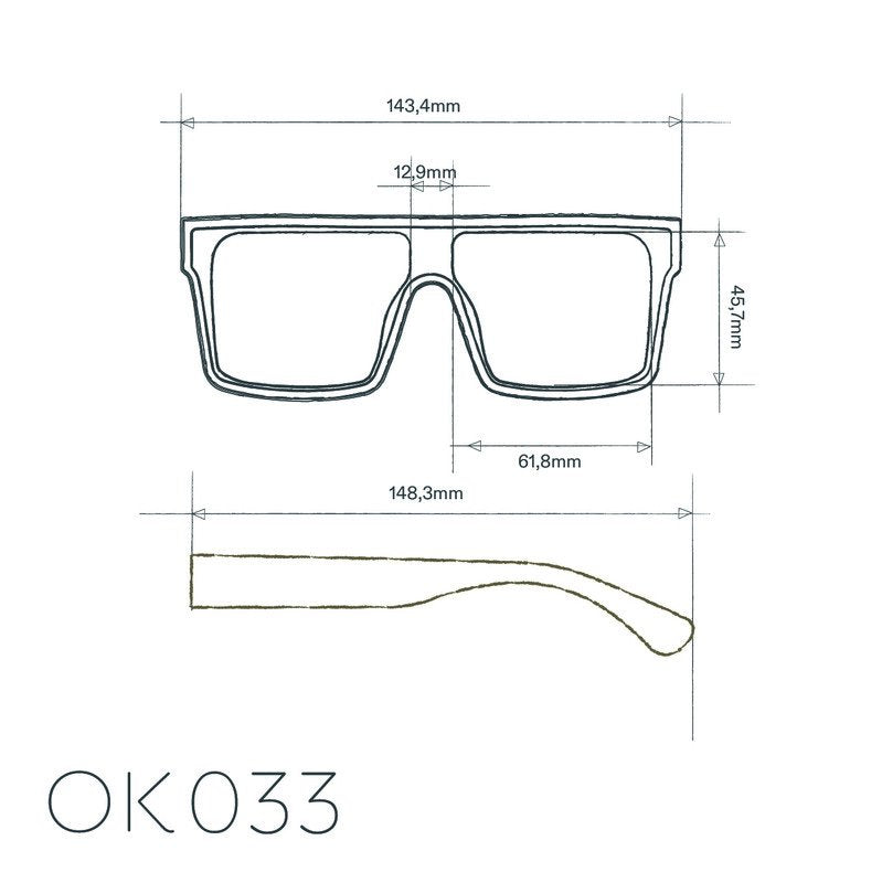 Okkia Tokyo Unisex Güneş Gözlüğühavana / Lens : Yeşil