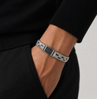 Obsidian Silver Erkek Bileklik