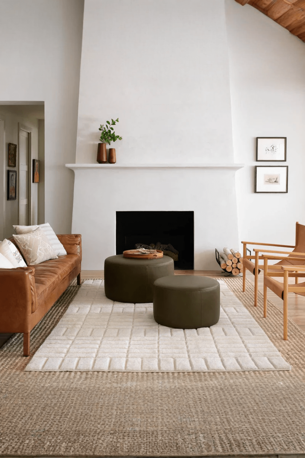 Ocimum Home-Auro Haki 2'li Puf-Puf-7-Milagron.com